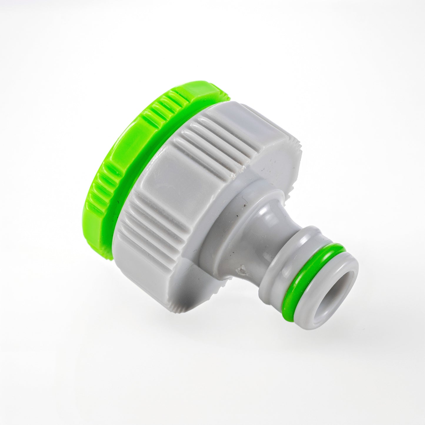 Green/Grey Female Tap Fitting Compatible with 3/4" or ½" BSP Female Threads