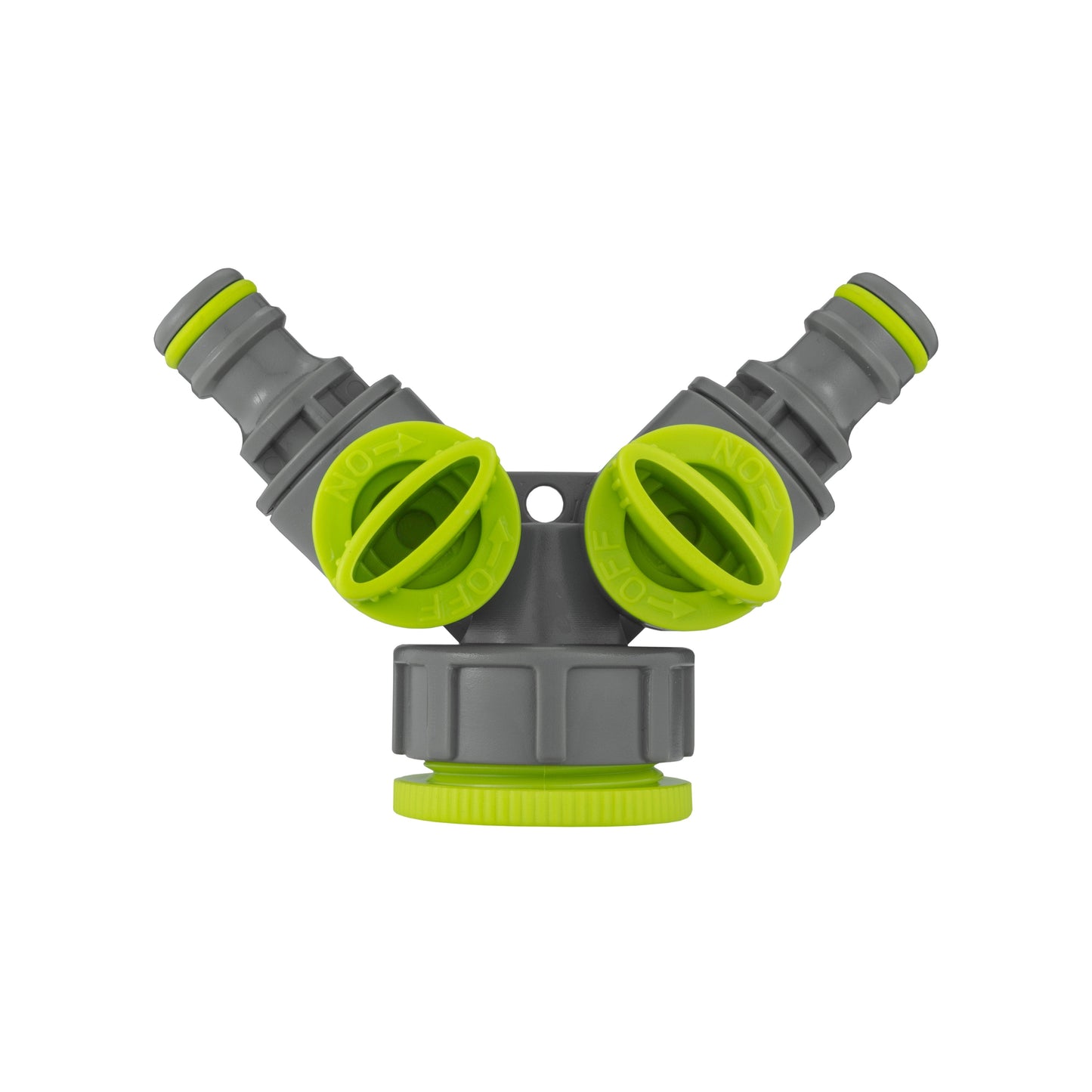 25mm MDPE Wall Flange Set Complete with Brass Bib Tap, Dual Outlet Splitter and Fittings