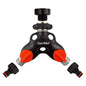 Metal Dual Tap Fitting & Valves