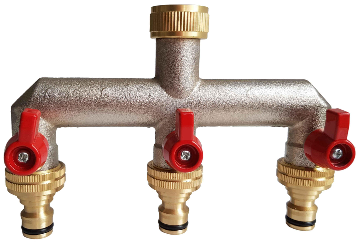 20mm MDPE Wall Flange Set Including Quick Connect Triple Metal Tap
