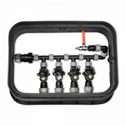 1" BSP Swivel Tee Connector – Male x Male x Female