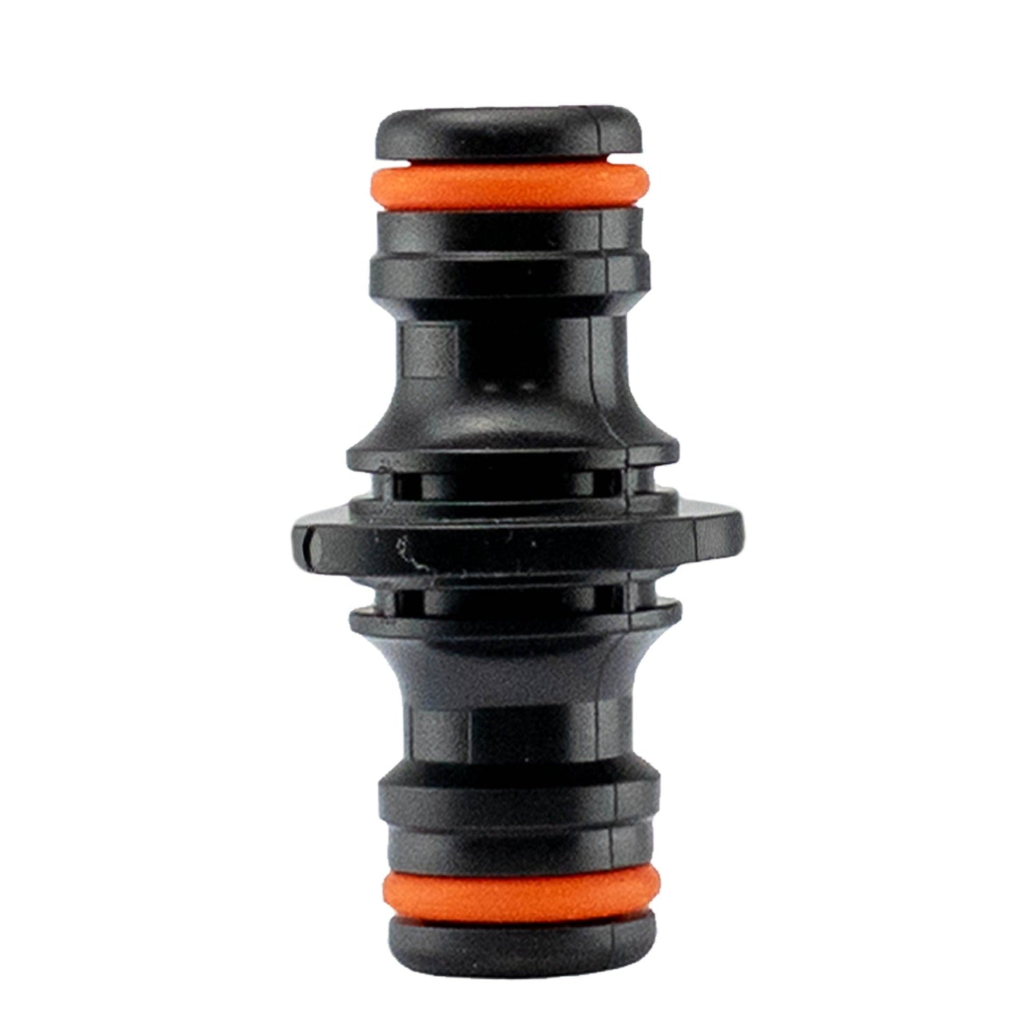 23mm Male Two-Way Hose Connector Black
