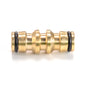 Brass Dual Male Snap-On Fitting
