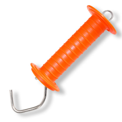 Electric Fence Gate Handle with Spring ORANGE Insulated Grip Farm Fencing G175