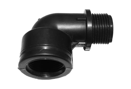 90° Elbow Fitting with ¾” BSP Male to Female Thread