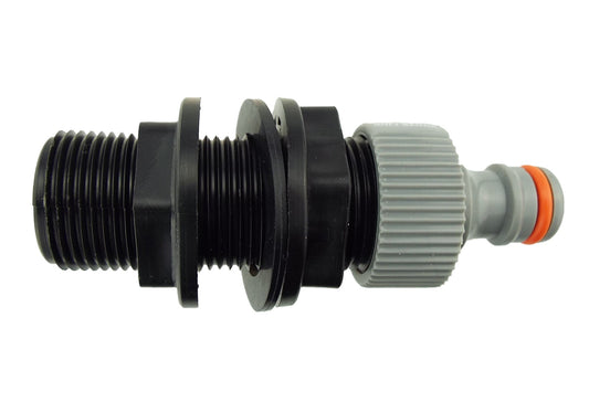 Rainwater Tank Connection Kit – 1/2” BSP Male Thread with Female Hose Connector