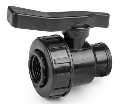2" BSPF Polypropylene Single Union Full Flow Ball Valve