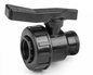 1" BSPF Polypropylene Single Union Full Flow Ball Valve