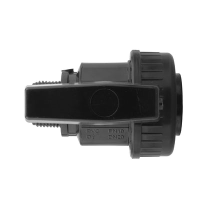 25mm MDPE Wall Flange Set Including Large Plastic Valve and Geka Type Fitting