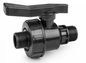 3/4" BSPM Polypropylene Single Union Full Flow Ball Valve