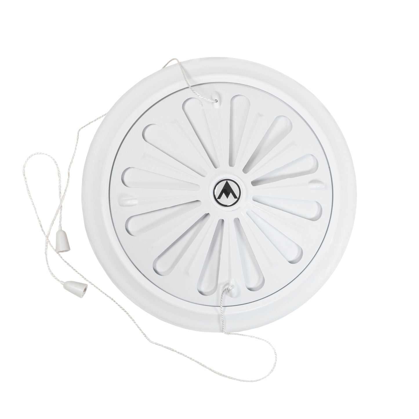 80mm-160mm Adjustable White Round Louvre Vent