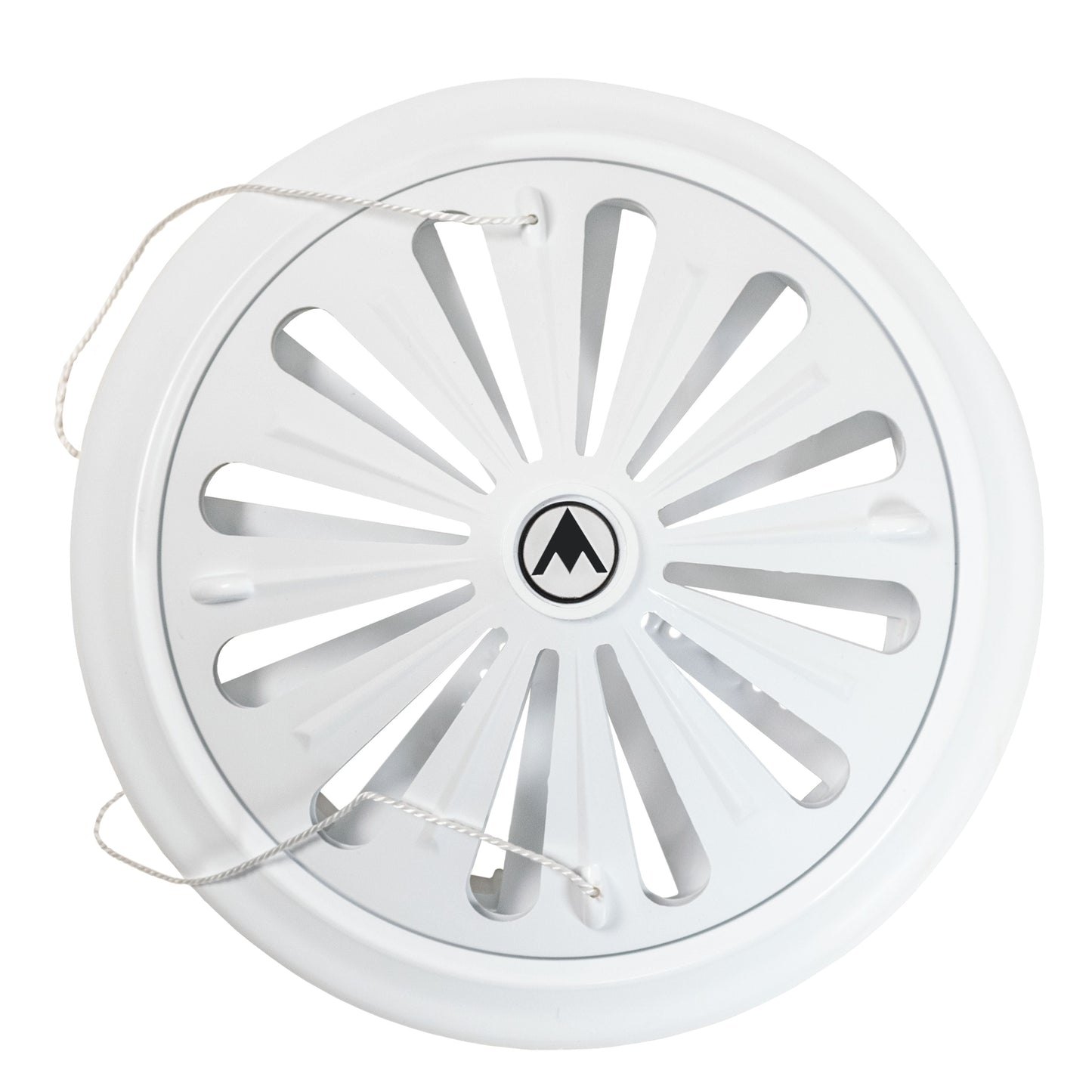 80mm-160mm Adjustable White Round Louvre Vent