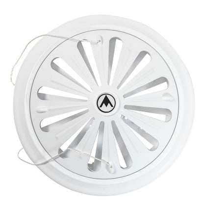 80mm-160mm Adjustable White Round Louvre Vent