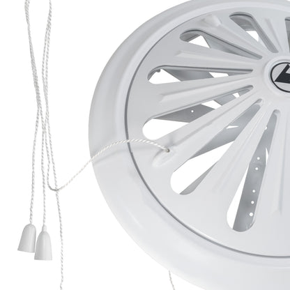 80mm-160mm Adjustable White Round Louvre Vent