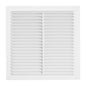 140mm x 140mm Louvre Vent D/140W with Insect Screen