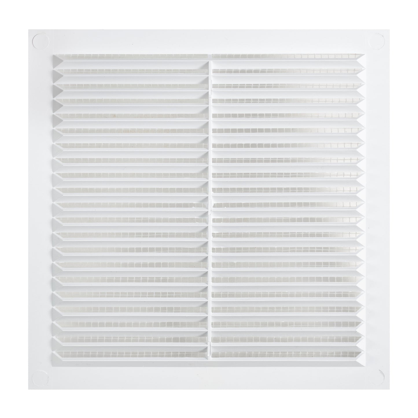 140mm x 140mm Louvre Vent D/140W with Insect Screen