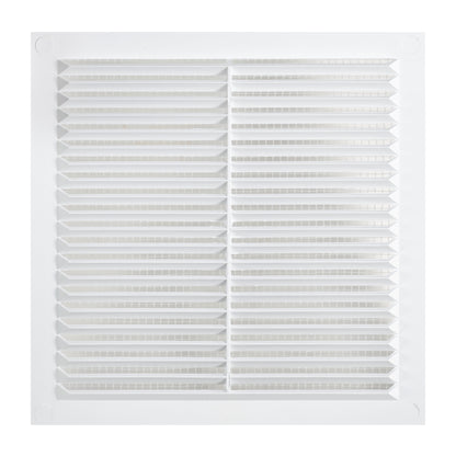 140mm x 140mm Louvre Vent D/140W with Insect Screen