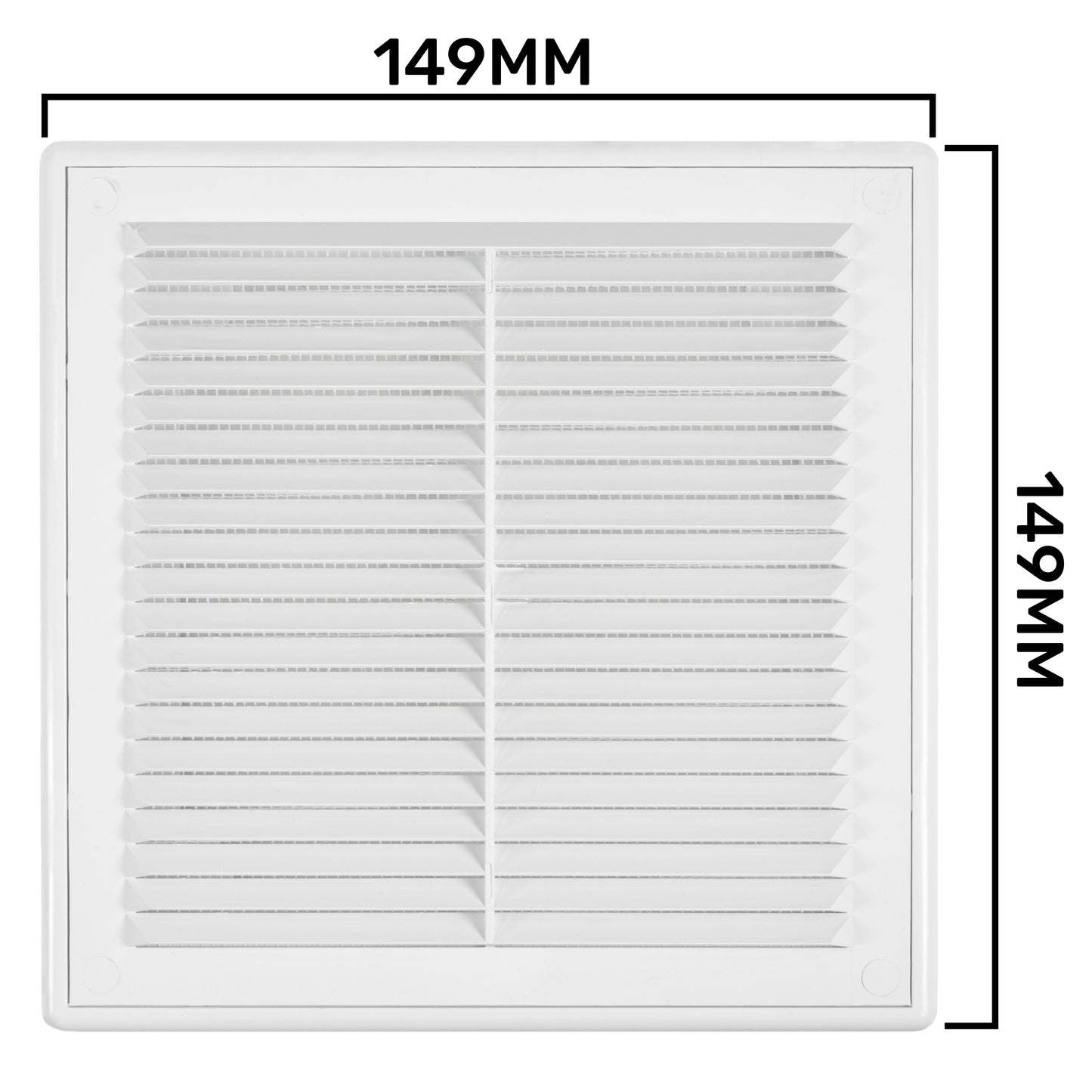 150mm Classic Louvre Vent D/150RW