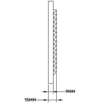 150mm Classic Louvre Vent D/150RW