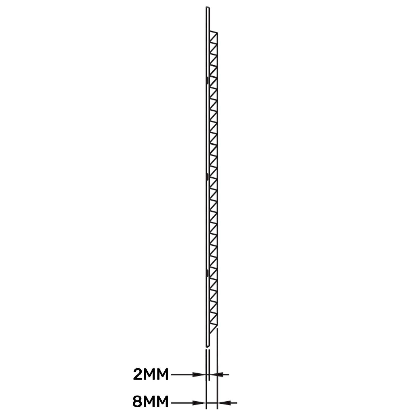 240mm x 170mm Louvre Vent D/170x240W with Insect Screen