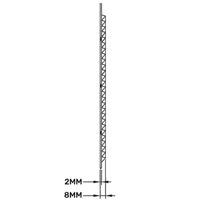 240mm x 170mm Louvre Vent D/170x240W with Insect Screen