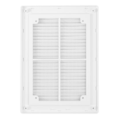 180mm x 250mm Classic Louvre Vent D/180X250RW with Insect Screen
