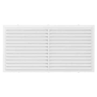 220mm x 120mm Classic Louvre Vent D/220X120W with Insect Screen