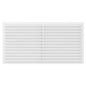 220mm x 120mm Classic Louvre Vent D/220X120W with Insect Screen
