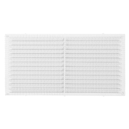 220mm x 120mm Classic Louvre Vent D/220X120W with Insect Screen