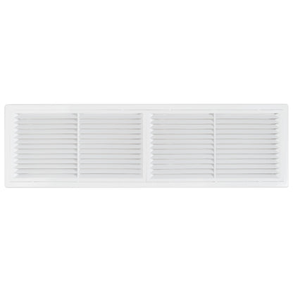 430mm x 110mm Classic Louvre Vent D/430X110RW with Insect Screen