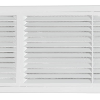 430mm x 110mm Classic Louvre Vent D/430X110RW with Insect Screen