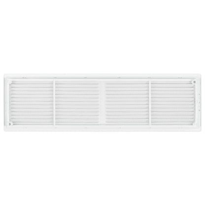 430mm x 110mm Classic Louvre Vent D/430X110RW with Insect Screen