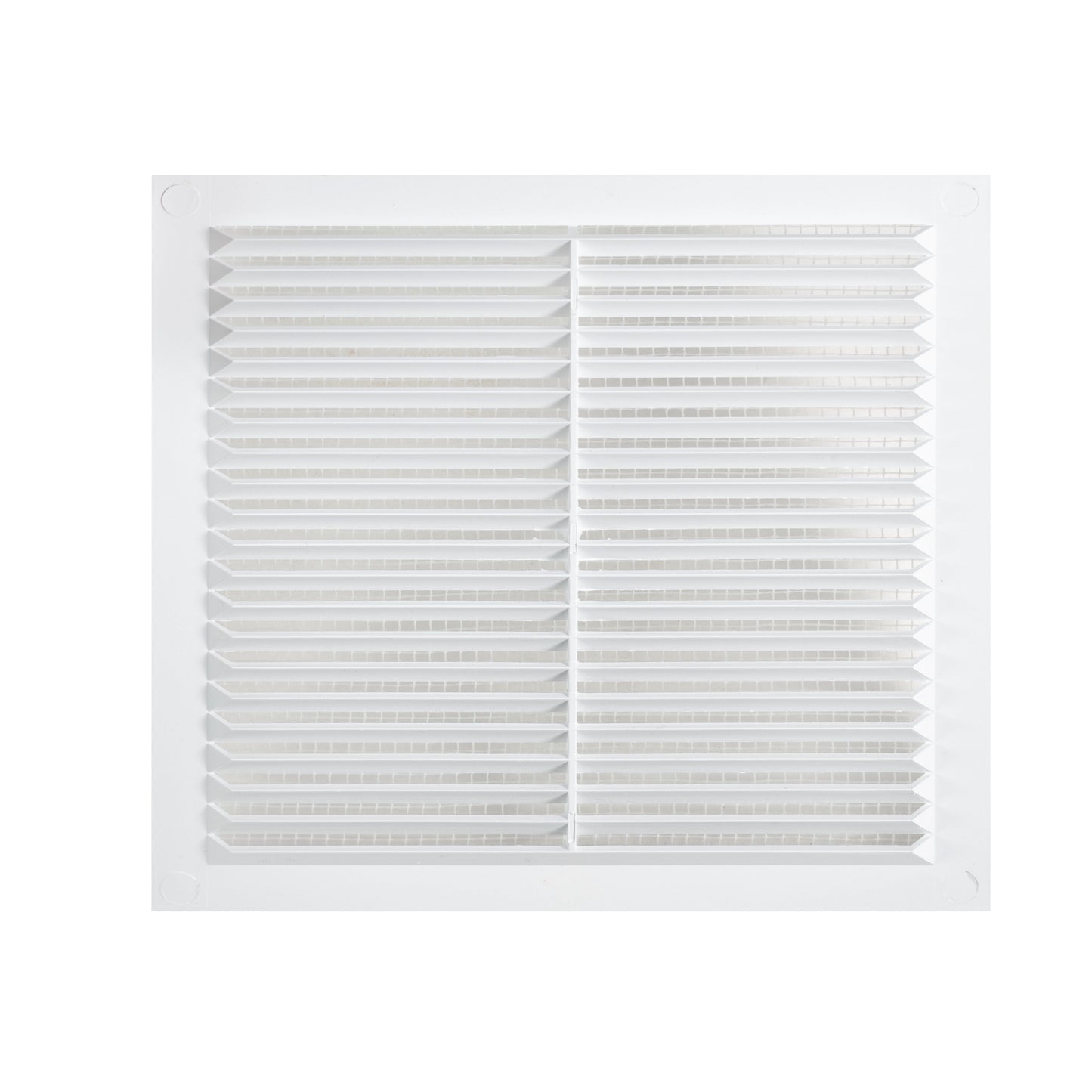 195mm x 195mm Louvre Vent D/195W with Insect Screen