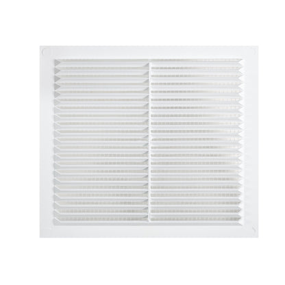 195mm x 195mm Louvre Vent D/195W with Insect Screen