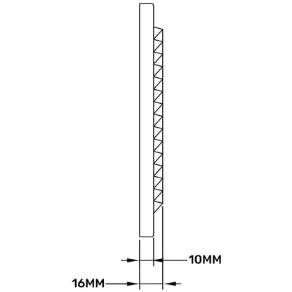 210mm Classic Louvre Vent D/210RW