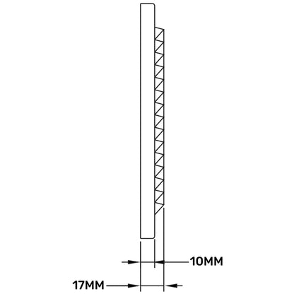 250mm Classic Louvre Vent D/250RW