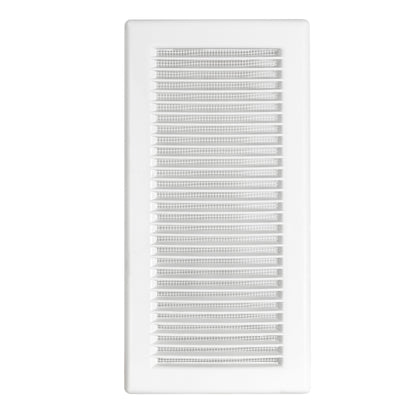 White Louvre Vent DL/90X240RW LUX with Insect Mesh