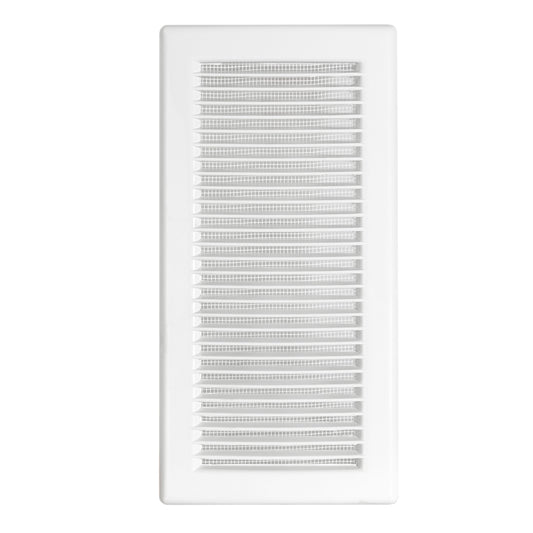 White Louvre Vent DL/90X240RW LUX with Insect Mesh