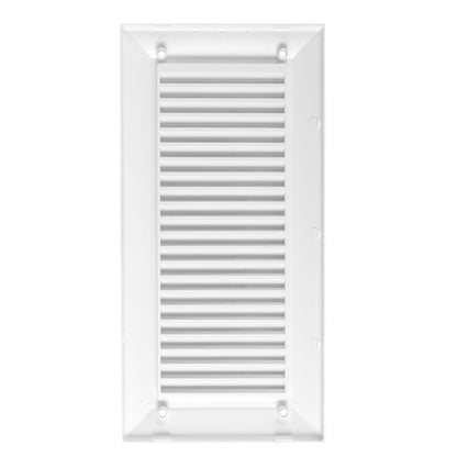 White Louvre Vent DL/90X240RW LUX with Insect Mesh
