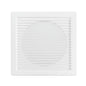 White Louvre Vent DL/100 RW LUX with Insect Mesh