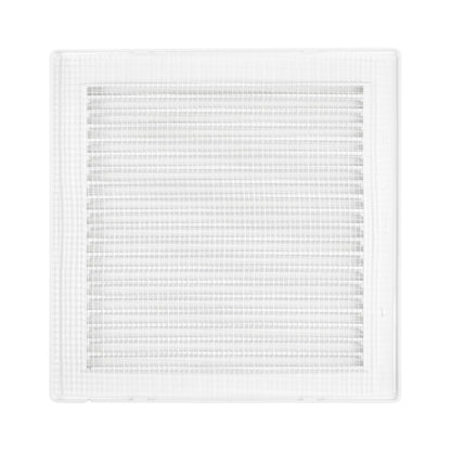 White Louvre Vent DL/100 RW LUX with Insect Mesh