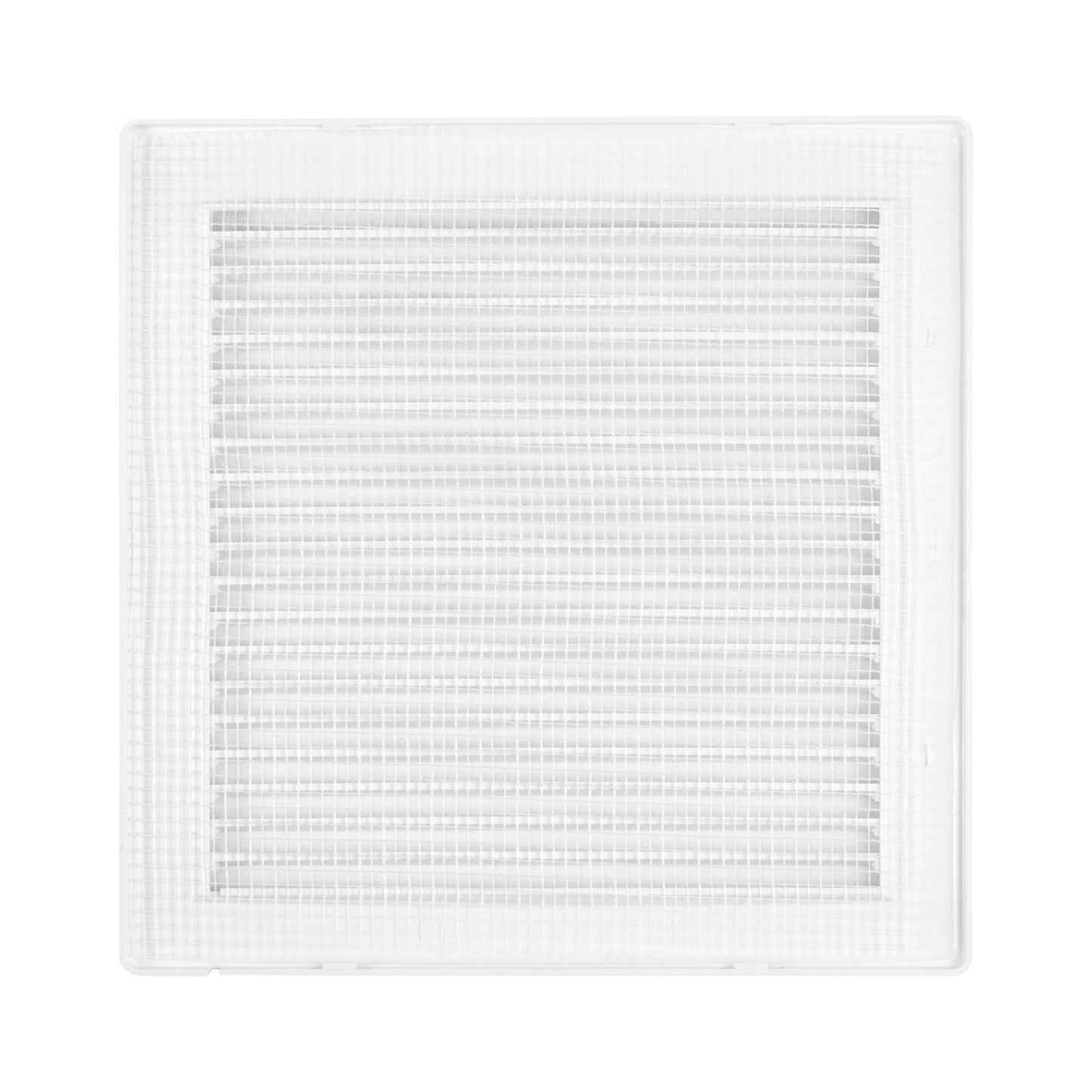 DL0163 Through-Wall Ventilation Set with Internal Louvre Grille and White Exterior Cover