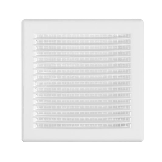 White Louvre Vent DL/135 RW LUX with Insect Mesh