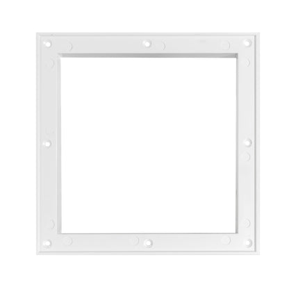 White Louvre Vent DL/135 RW LUX with Insect Mesh