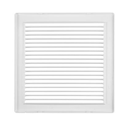 White Louvre Vent DL/135 RW LUX with Insect Mesh