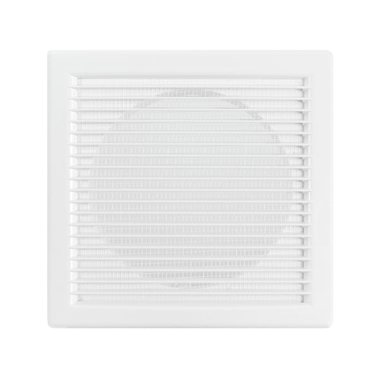 White Louvre Vent DL/125 RW LUX with Insect Mesh
