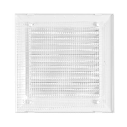 Duo Smart DS4178 Through-Wall Vent Set with Internal Grille and White External Cover