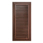 Brown Duo Smart Louvre Vent 90mm x 240mm with Insect Mesh