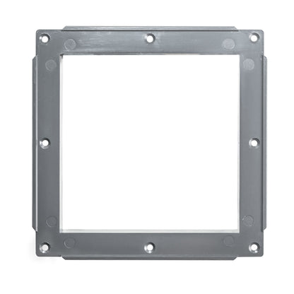 Graphite Duo Smart Louvre Vent 135G 135mm with Insect Mesh