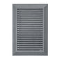 Graphite Duo Smart Louvre Vent 140mm x 210mm with Insect Mesh